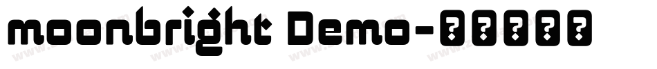 moonbright Demo字体转换